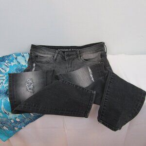 Articles Of Society Sarah Storm Distressed Stretch Skinny Jeans